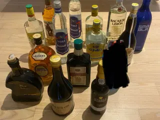 Div drikkevarer fra fest