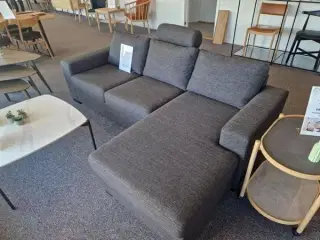 Ny vendbar chaiselong sofa med nakkestøtte 