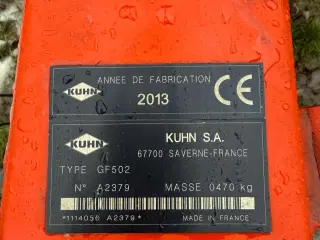 Kuhn GF 502 vender / halmspreder