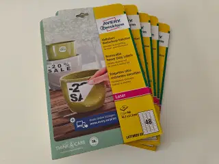 5 pk. vejrbestandige etiketter A4-ark L4778REV-8