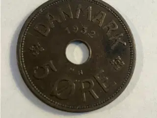 5 øre 1932 Danmark