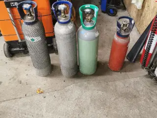 Co2 flask og gas / ilt