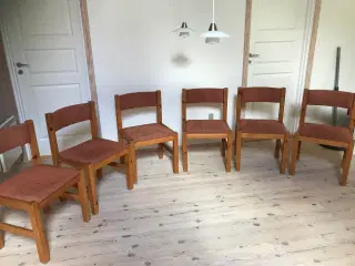 Spisebordsstole 6 stk