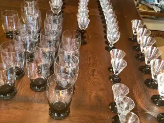 Stor samling fra holmegårds glas. Div.