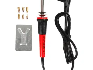 Elbrænder 19x3 cm - Kreativ Dekoration i Sort/Rød