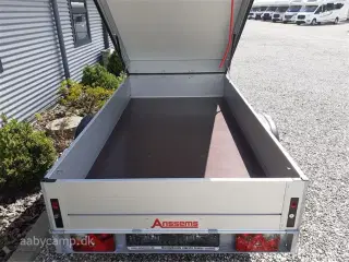 0 - Anssems GT 750   lRobust lukket trailer til hobby og erhverv. aluminium. UDEN BREMSER