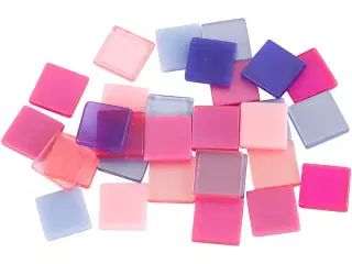 Minimosaik Lilla Nuancer 10x10 mm - 25g Pakke