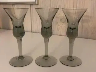 Snapseglas fra Holmegaard Glas