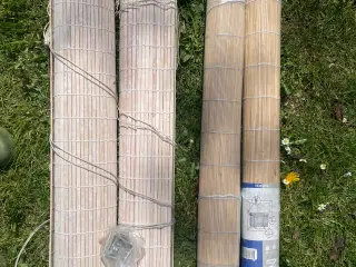 rullegardiner bambus 4 stk 90 x220