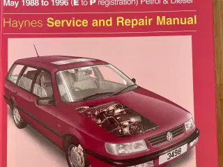 Haynes værkstedshåndbog VW Passat 1988-96