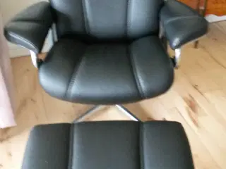 ny stressless consul på cross stel og sortbejset 