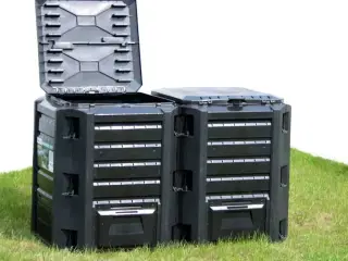 Kompostbeholder 1200 l sort