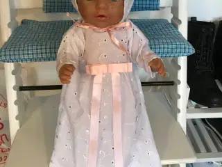 Babyborn dåbels kjole