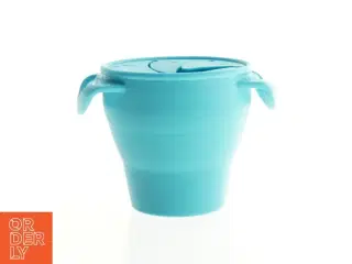 Sammenklappelig Silikone Snack cup til baby og små børn,  forhindrer spild (str. 9 x 12 cm)