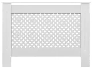 Radiatorskjuler MDF 112 x 19 x 81,5 cm hvid