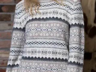 Strikkekit sweater str. L i 4 farver