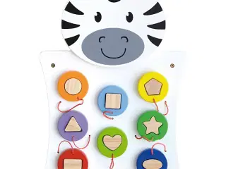 VIGA Zebra Aktivitetstavle til Motorik og Leg