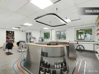 315m²  oplagt til kontor eller showroom/ lager