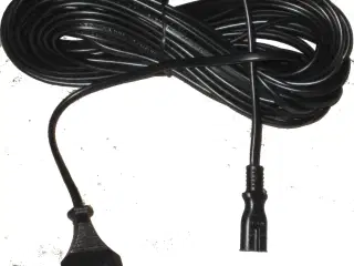 Netledning 220V sort - 3 meter