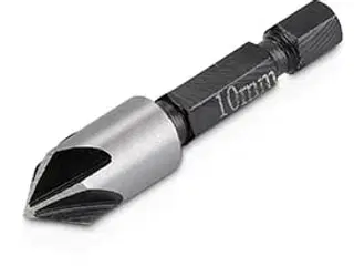 Forsænker Ø 10 mm til træ - 1/4\" skaft
