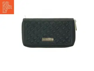 Sort quiltet pung med lynlås fra David Jones ParisSam Edelman (str. 22x12 cm)