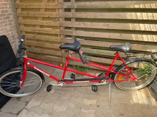 Flot tandem cykel