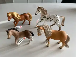 4 flotte SCHlEICH heste - alle nye ned tags