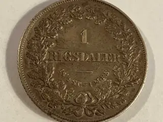 1 Rigsdaler 1854 VS Danmark