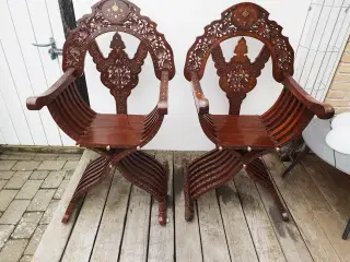 2 stk antikke stole