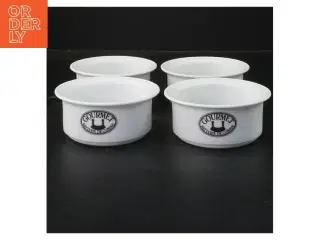Porcelænsskåle med Gourmet mærke fra Alpandan (str. Ø 11x5 cm)