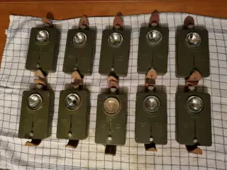 Ægte militærlygter fra 2. verdenskrig