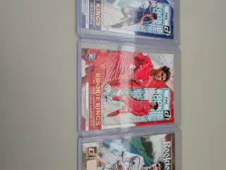 3 Stk Panini Rookie Kings Fodboldkort