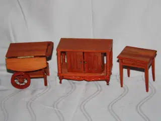 Retro dukkehusmøbler