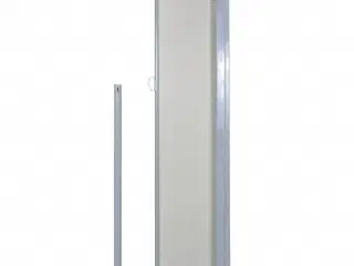 Sammenrullelig sidemarkise 160 x 500 cm cremefarvet