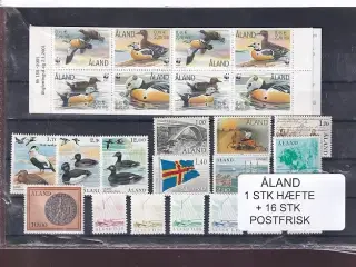 Åland - 1 Hæfte + 16 Stk.  Postfrisk