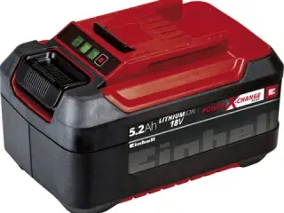 Einhell, Batteri, 18 V/5,2 Ah, Power X-Change Plus