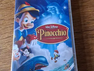 WALT DISNEY: PINOCCHIO. DVD-tegnefilm. 