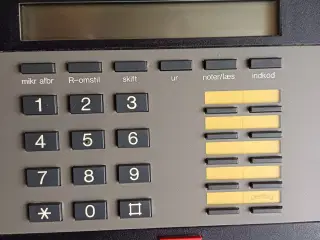 Bordtelefon Kirk Delta i antracit grå/sort