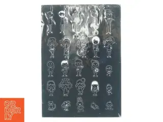 Ark med bogstaver og figurer (str. 30x22 cm)