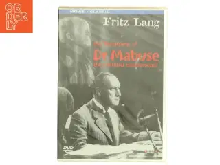 Testament of Dr. Mabuse - the Testament of Dr. Mabuse med Oscar Beregi (DVD)