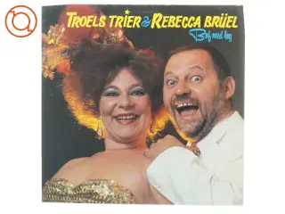 Troels Trier og Rebecca Bruel: bøf med løg (LP) fra Harlekin (str. 30 cm)