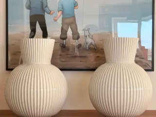 Lyngby Porcelæn Tura vaser 34 cm (2 stk.) som 