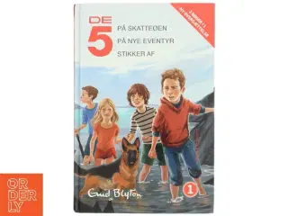 De 5 på skatteøen : De 5 på nye eventyr : De 5 stikker af af Enid Blyton (Bog)