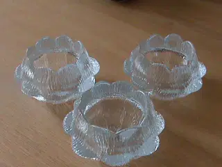 Holmegård glas lysestage