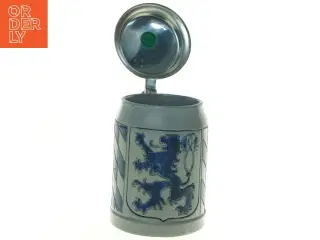 Keramikkrus med Låg fra Reinzinn (str. 14 x, 10 cm)