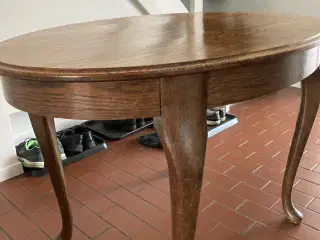 Gl ovalt cafebord/spisebord