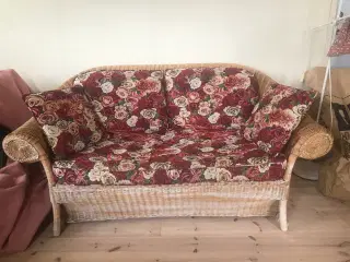 Fin kurvesofa og stol