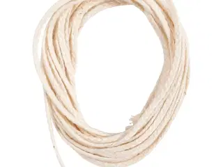 Væge, Passer til dyppelys (diam. 30 mm) og støbelys (diam. 80-100 mm) , B: 2 mm, 100 g, 3m/ 1 pk.