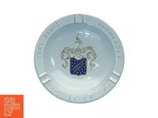 Keramisk platte askebæger (str. Diameter 16 cm)
