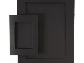 Sort Passepartoutrammer A4 & A6 - 120 stk.